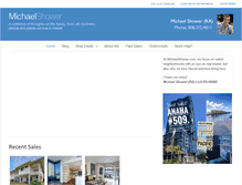 Tablet Screenshot of michaelshower.com